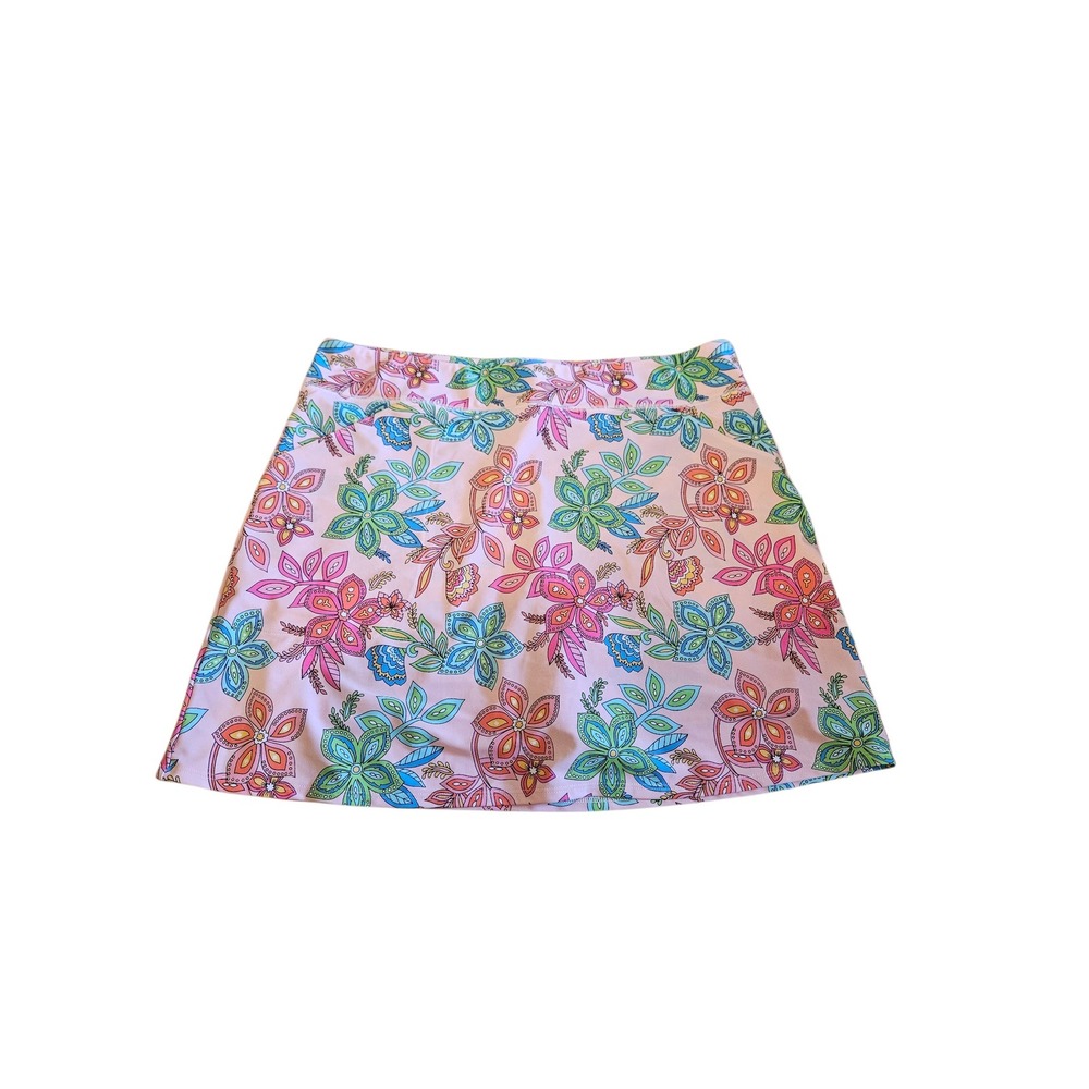 Southwind Apparel Vinca Pink Floral Athletic Skort XXL‎ New With Tags